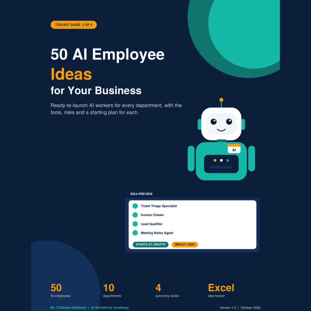 50 AI Employee Ideas