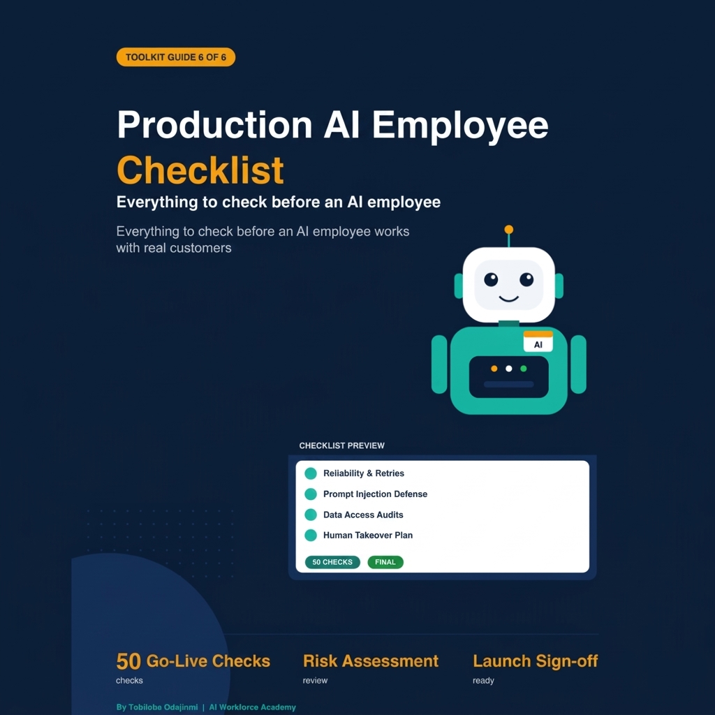 Production AI Employee Checklist cover